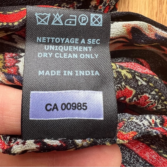 ISABEL MARANT ETOILE TAD PRINTED CREPE DE CHINE JUMPSUIT - Picture 8 of 13